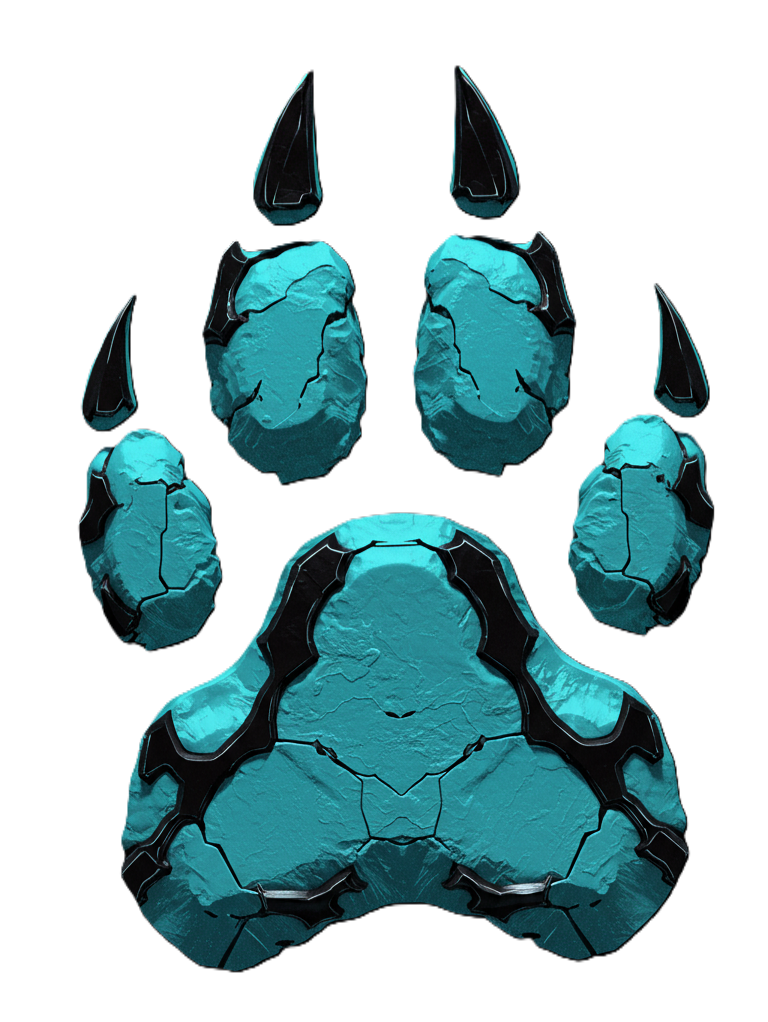 Polar Bear Paw Print